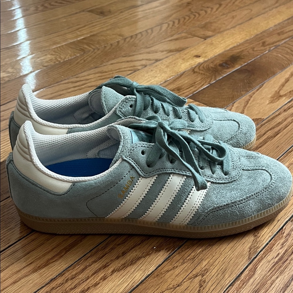 Adidas Sage Green Sambas